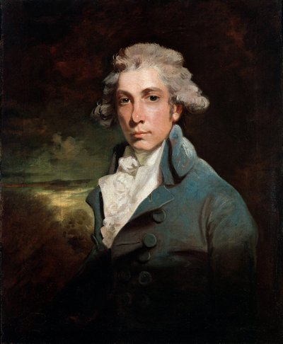 Portret van de toneelschrijver en Whig-staatsman Richard Brinsley Sheridan door John Hoppner