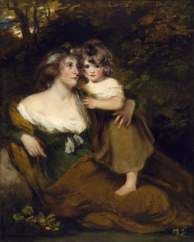 De Gravin van Darnley en haar Dochter, Lady Elizabeth Bligh door John Hoppner