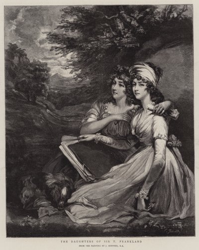 De Dochters van Sir T Frankland door John Hoppner