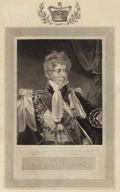 De Prins Regent, toekomstige George IV door John Hoppner