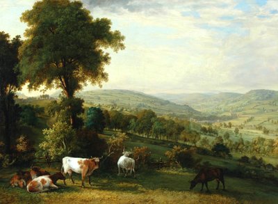 Uitzicht op Shibden Valley door John Horner