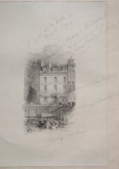 Napoleons Verblijf, Quai Conti door John Horsburgh