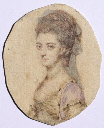 Portret van Charlotte Bertie, née Warren, 4e Gravin van Abingdon door John I. smart