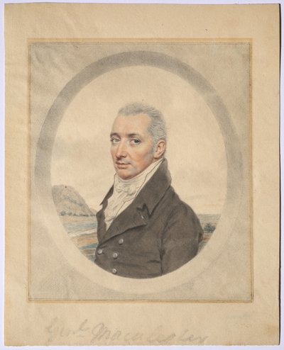 Portret van generaal Keith MacAlister, ca. 1800-1810 door John I. smart