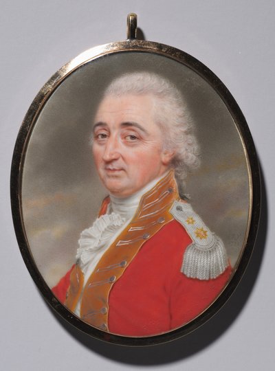 Portret van luitenant-generaal Daniel Burr, 1799 door John I. smart