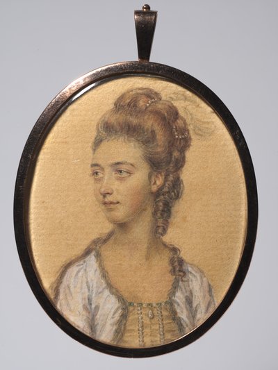 Portret van mevrouw Nathaniel Bailey, née Lamack, ca. 1776 door John I. smart