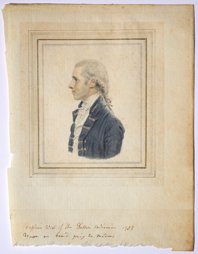 Portret van Sir Captain West van de Dutton Indiaman door John I Smart
