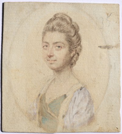 Portret van Sukey, Lady Oglander, née Serle door John I Smart