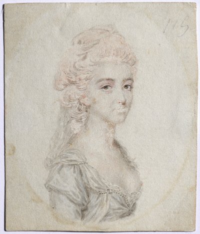 Portret van een vrouw door John I Smart