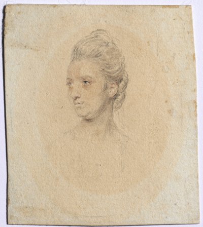 Portret van een Vrouw door John I Smart