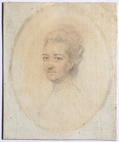 Portret van een vrouw door John I Smart
