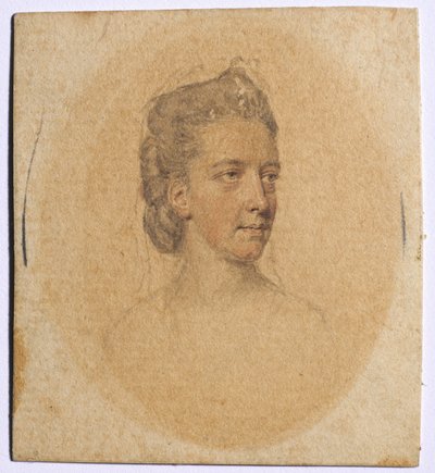 Portret van een vrouw door John I Smart