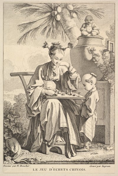 Het Spel van Chinees Schaken, 1741-63 door John Ingram