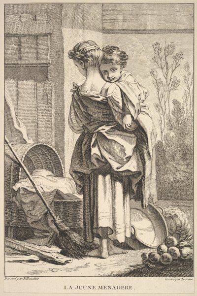 De Jonge Huisvrouw, 1741-63 door John Ingram