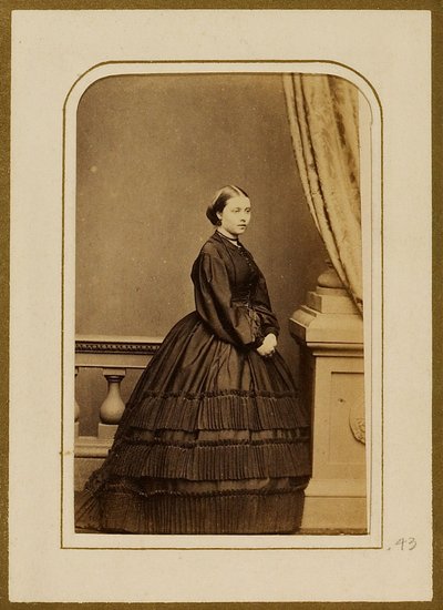 Victoria, keizerin van Duitsland en koningin van Pruisen door John Jabez Edwin Mayall