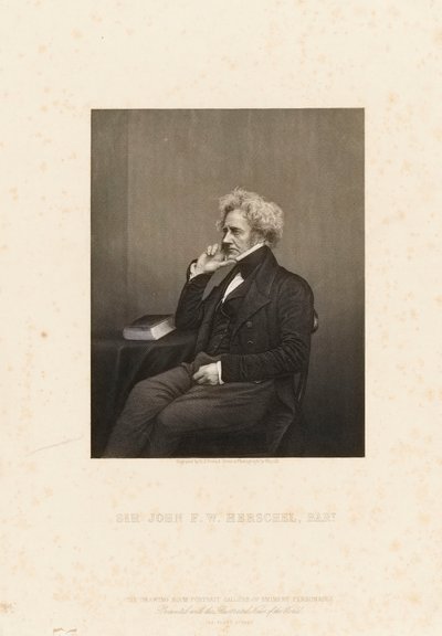 Sir John Frederick William Herschel (1792-1871), c.1860 door John Jabez Edwin Paisley (after) Mayall