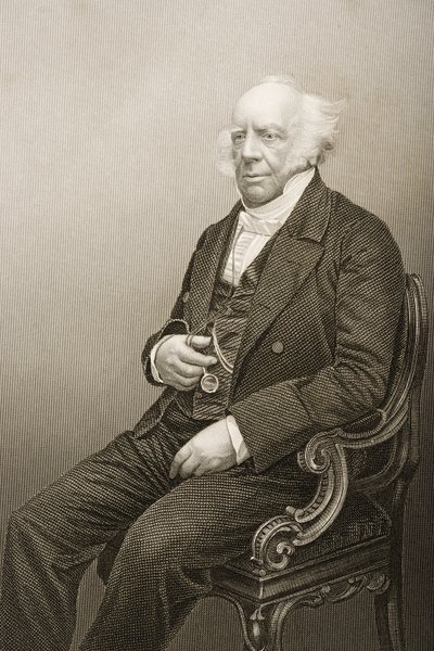 Andrew Reed (1788-1862) gegraveerd door D.J. Pound van een foto, uit 