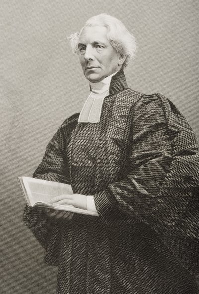 Hugh McNeile (1795-1879) gegraveerd door D.J. Pound van een foto, uit 