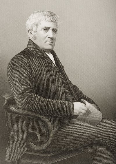 Joseph Sturge, gegraveerd door D.J. Pound van een foto, uit 