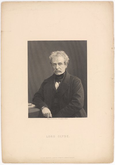 Lord Clyde, circa 1856 door John Jabez Edwin Paisley Mayall