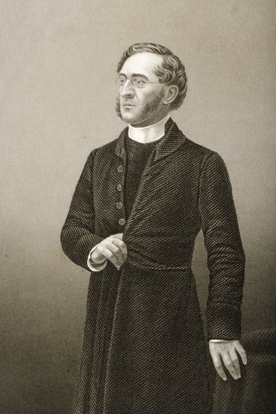 Rev. John Cumming (1707-81) gegraveerd door D.J. Pound van een foto, uit 
