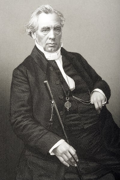 Samuel Dousland Waddy (1804-76) gegraveerd door D.J. Pound van een foto, uit 
