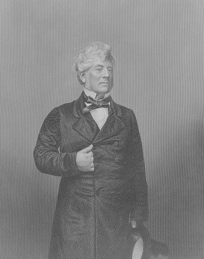 Sir William Shee (1804-68) gegraveerd door D.J. Pound van een foto, uit 