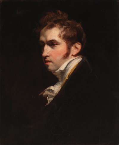 Portret van een man, begin 19e eeuw door John Jackson