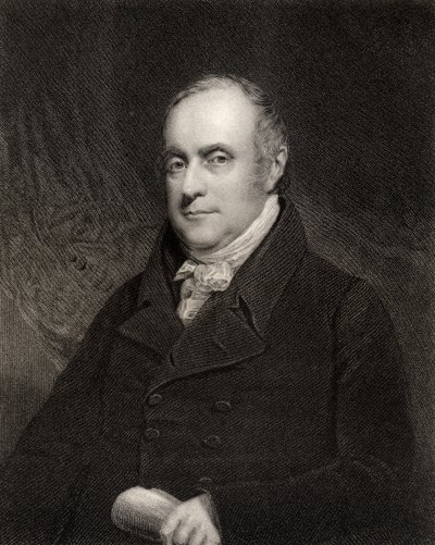 Sir Benjamin Hobhouse, 1e Baronet, gegraveerd door John Cochran, uit 