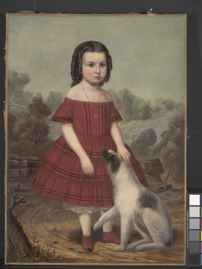 Portret van Alice Lyons door John Jacob Hegler