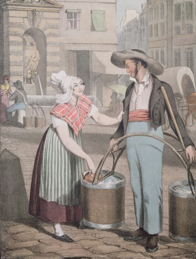 De Waterdrager, 1821 door John James Chalon