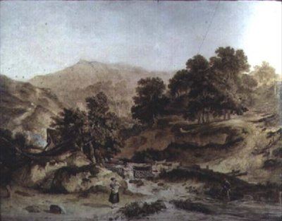 Welsh Landschap door John James Chalon