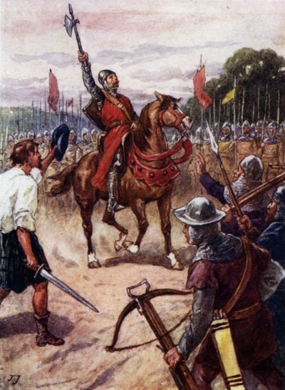 William Wallace bij de Slag om Falkirk, Schotland door John Jellicoe
