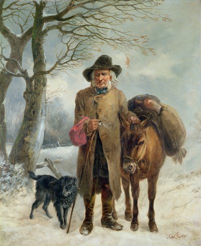 Winterbrandstof verzamelen door John Jesse Barker
