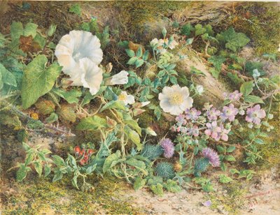 Bloemenstudie, 1866 door John Jessop Hardwick