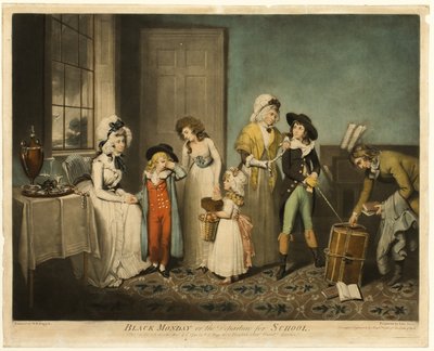Zwarte maandag, of het vertrek naar school door John Jones