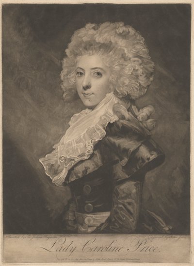Lady Caroline Price door John Jones