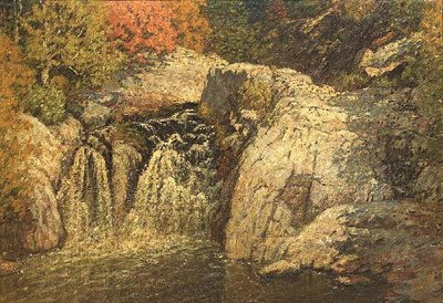 North Newry Falls, Maine door John Joseph Enneking