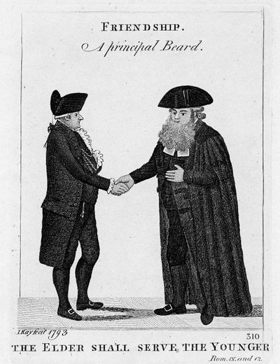 Vriendschap - Een Principale Baard 1793 door John Kay