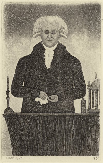 Portret van Henry Moyes door John Kay