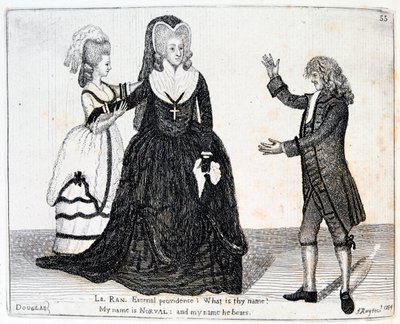 Sarah Siddons, Engelse actrice, 1784 door John Kay