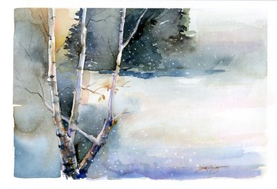 Berk in de winter, 2015 door John Keeling