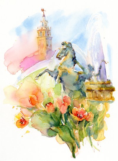 Plaza Lente door John Keeling