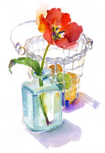 Tulp met Eiermand door John Keeling