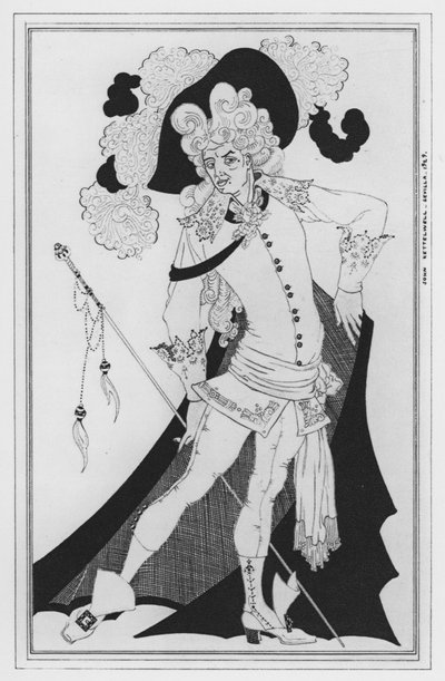 Illustratie voor The Way of the World door William Congreve door John Kettelwell