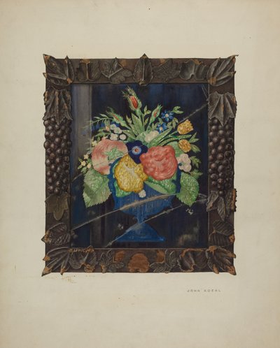Stilleven met tinfolie en lijst, ca. 1941 door John Koehl