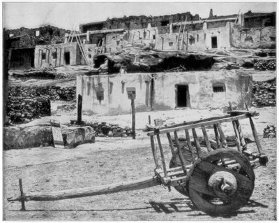 Adobe huizen, New Mexico, VS, eind 19e eeuw door John L. Stoddard