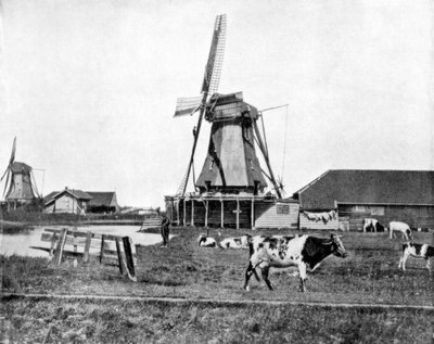 Nederlandse molens, Nederland, eind 19e eeuw door John L. Stoddard