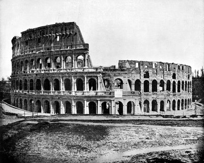 Exterieur van het Colosseum, Rome door John L. Stoddard