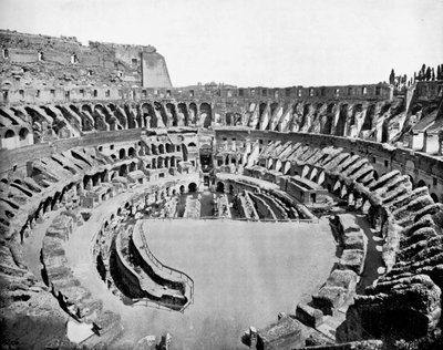 Interieur van het Colosseum, Rome, 1893 door John L. Stoddard